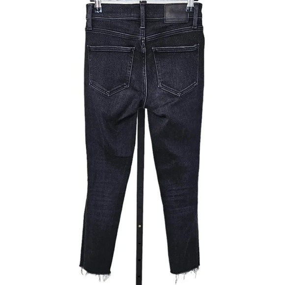 Denim Forum The Nico Mid Rise Skinny Crop Jeans  Size 24 - Picture 2 of 9